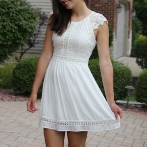 Hollister White Summer Dress
